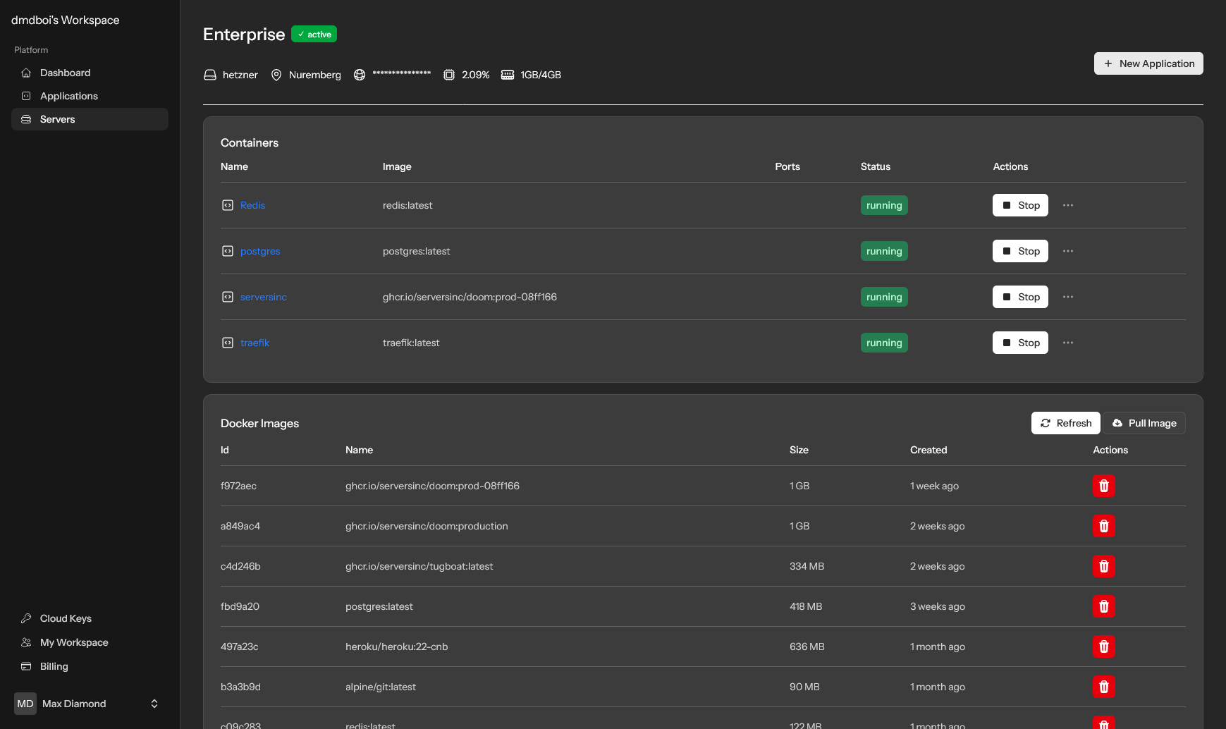 Server monitoring